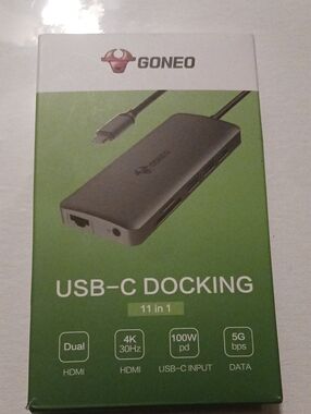 USB-C Docking Station 11-in-1 — Gray